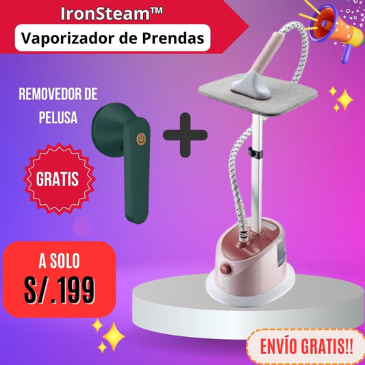 IRONSTEAM™ - Plancha Vaporizador Vertical con Tablero | Envío Gratis