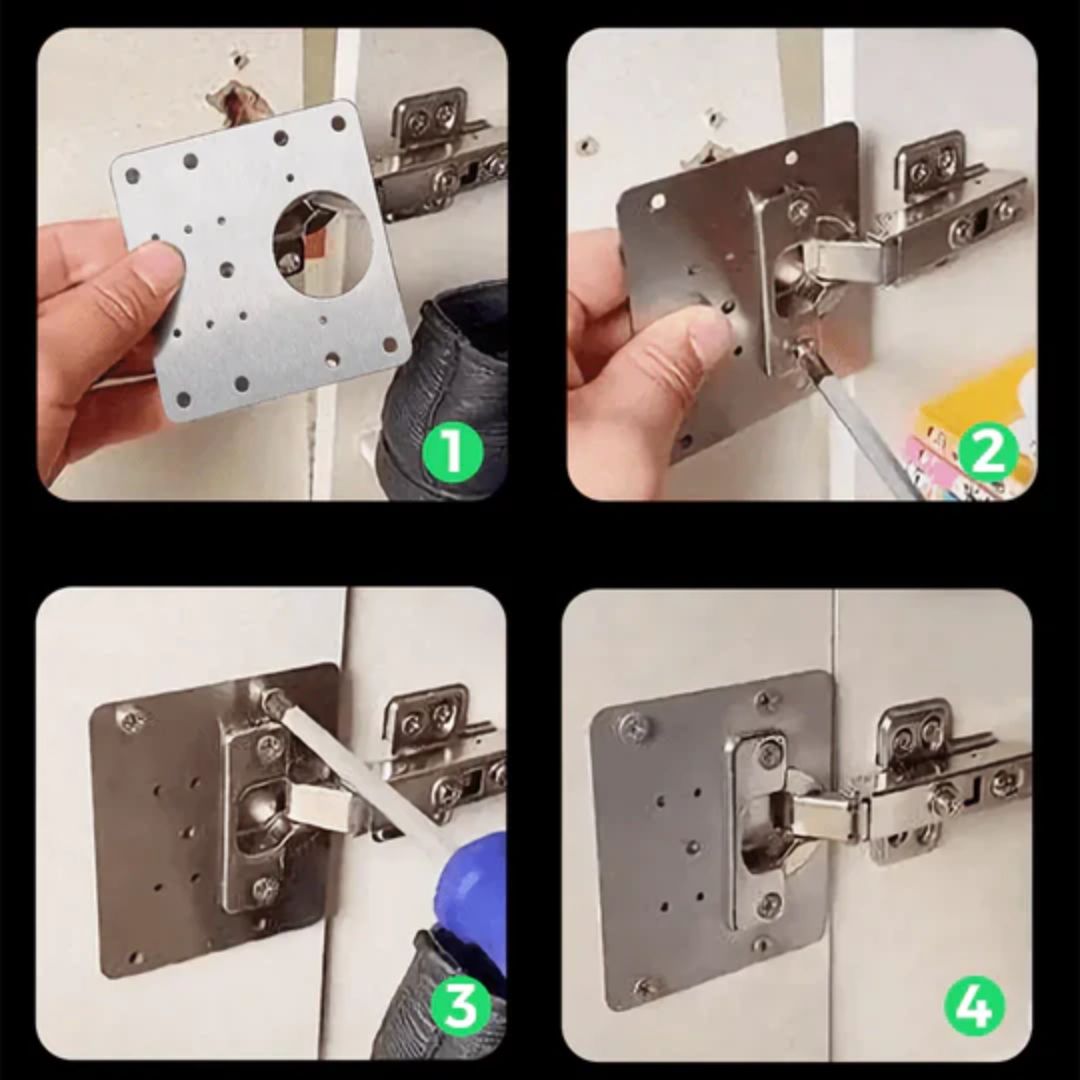 Toolblu® Placas de Reparacion de Bisagras | Envío Gratis